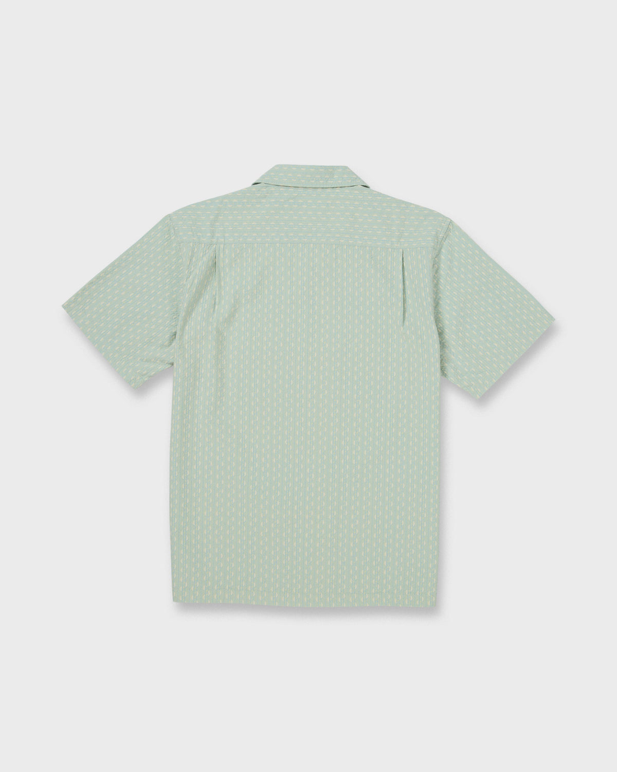 Horizons Casual Seersucker Short Sleeve Shirt - Blue Haze