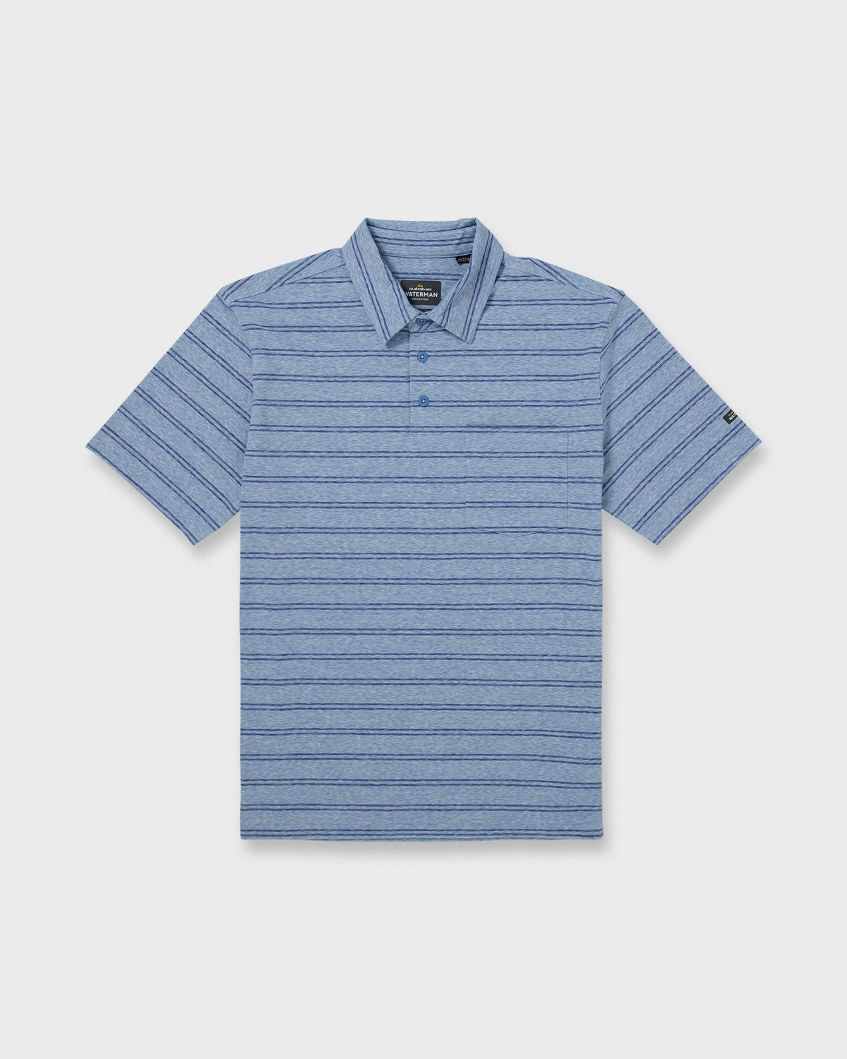Waterman Shank UPF 50 Short Sleeve Jersey Polo - Riviera