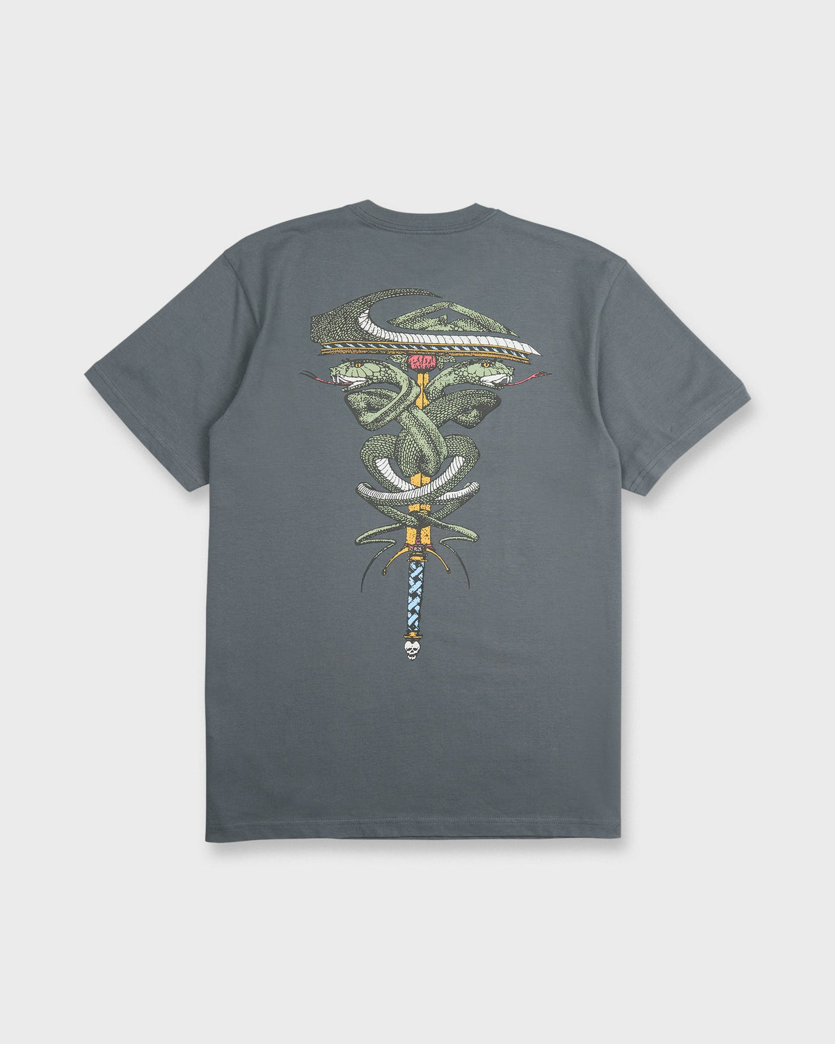 Serpents Short Sleeve Knit T-Shirt - Iron Gate