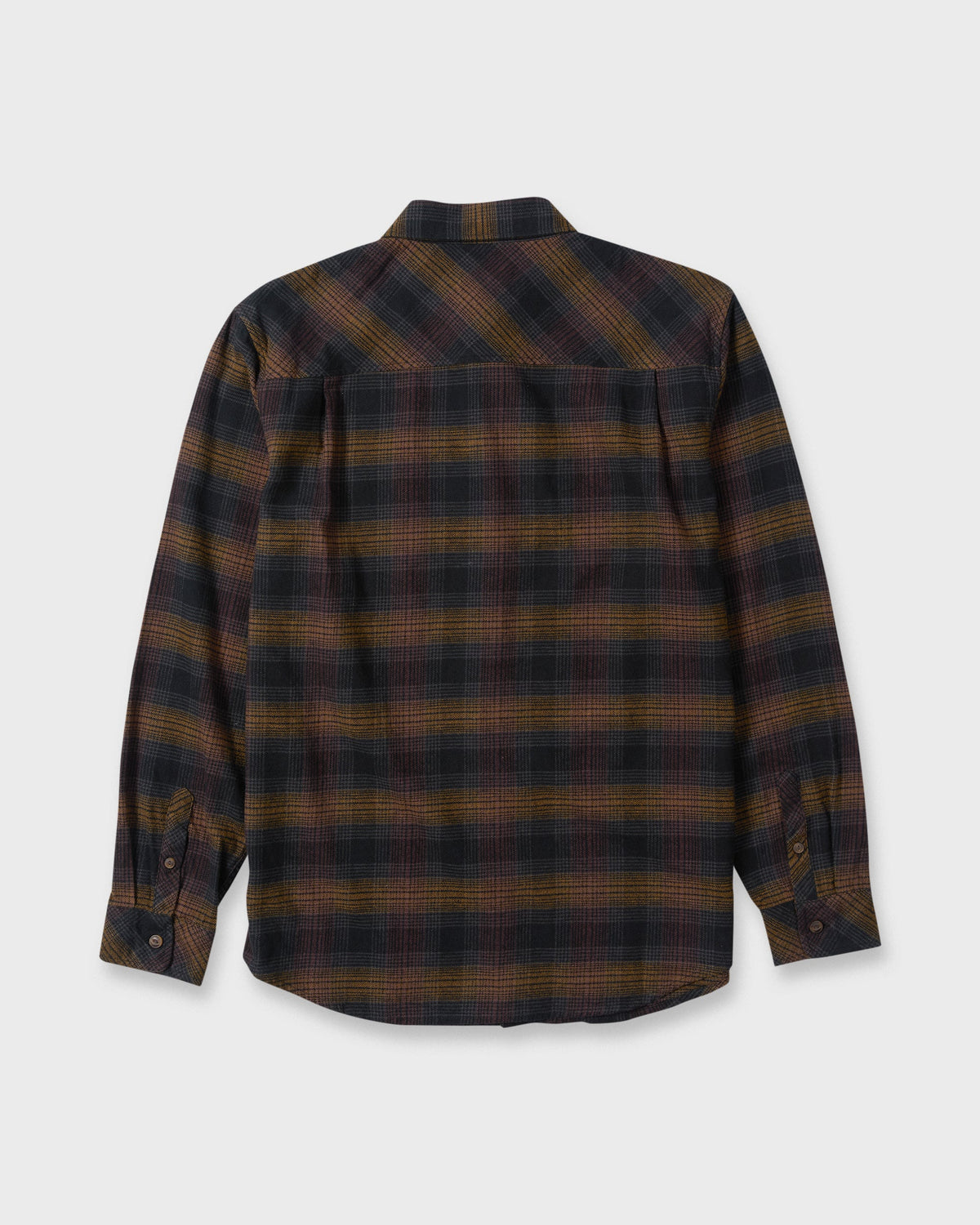 Breakwater Check Long Sleeve Flannel Shirt - Anthracite