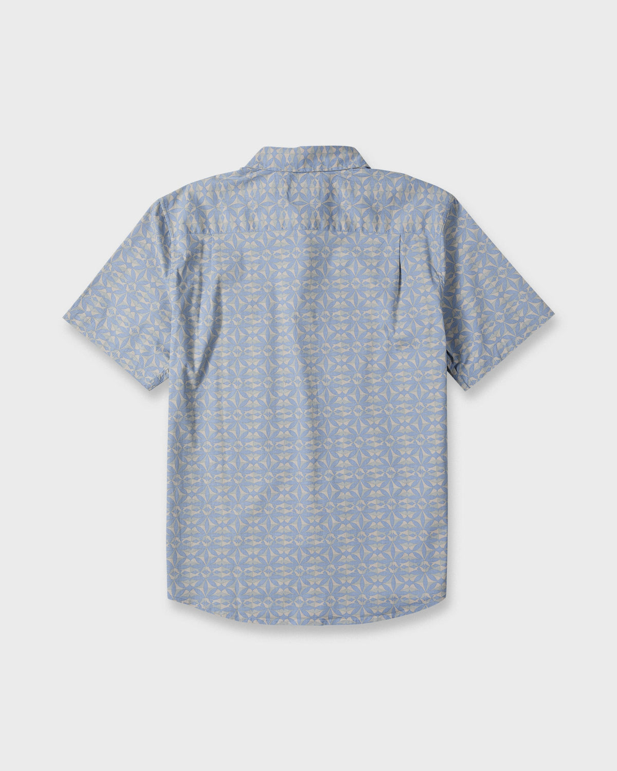 Nature Tile Classic Short Sleeve Woven Shirt - Quiet Harbor