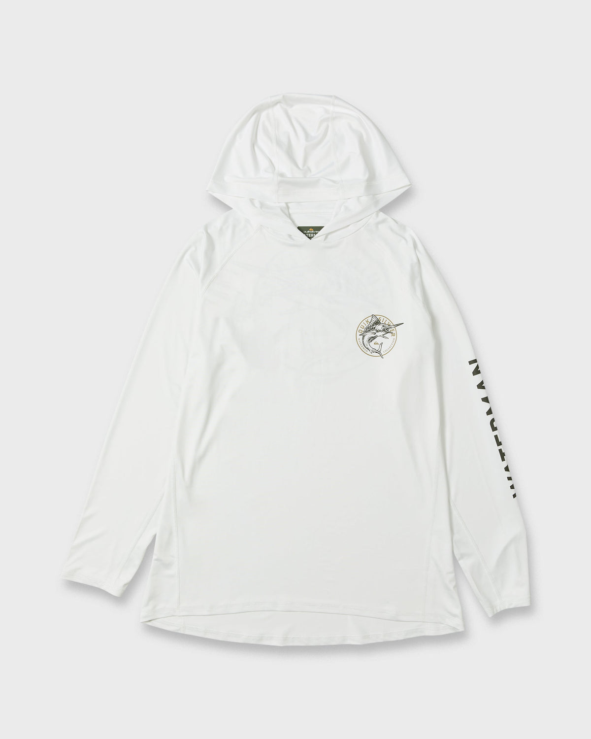 Waterman Catch Em All Long Sleeve Surf Tee - White