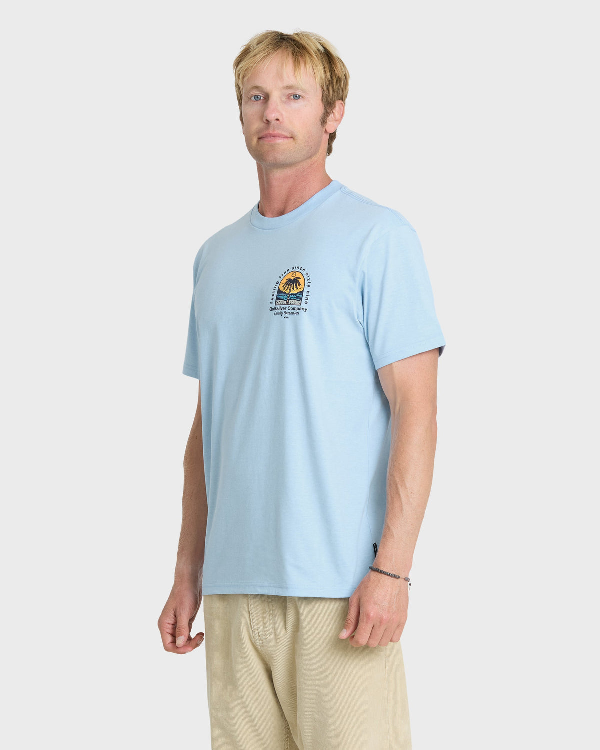 Easy Feeling Short Sleeve Knit T-Shirt - Skyway Heather