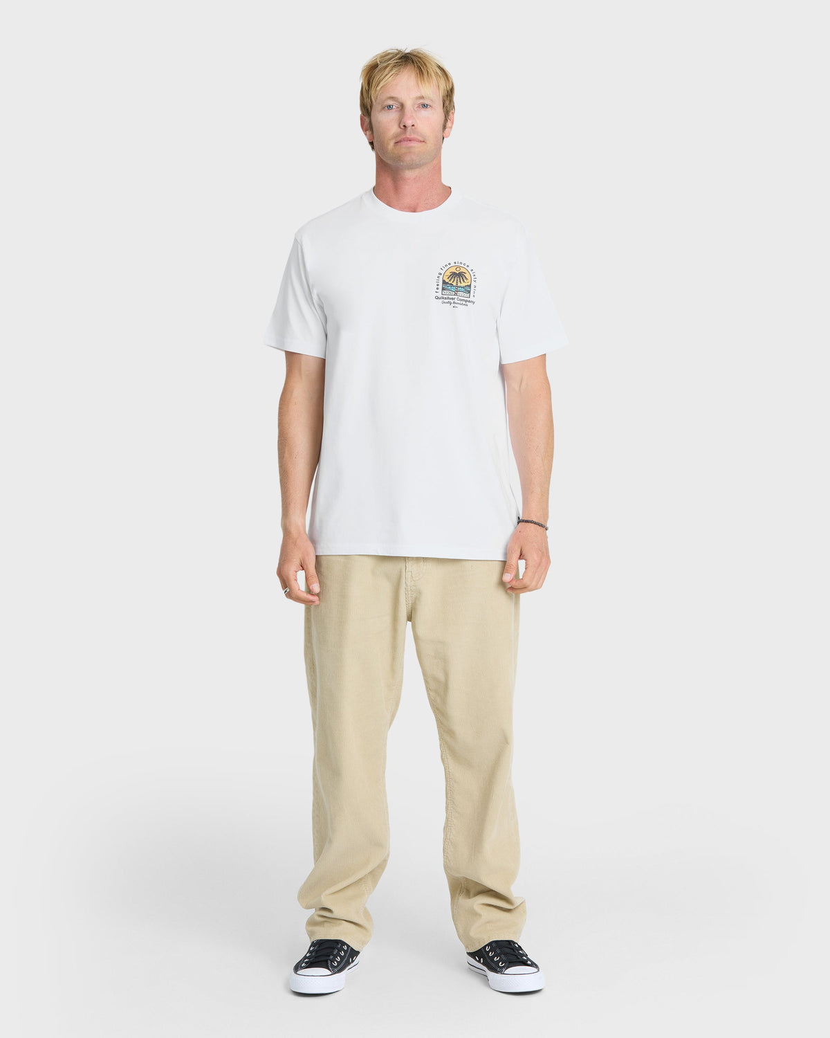 Easy Feeling Short Sleeve Knit T-Shirt - White