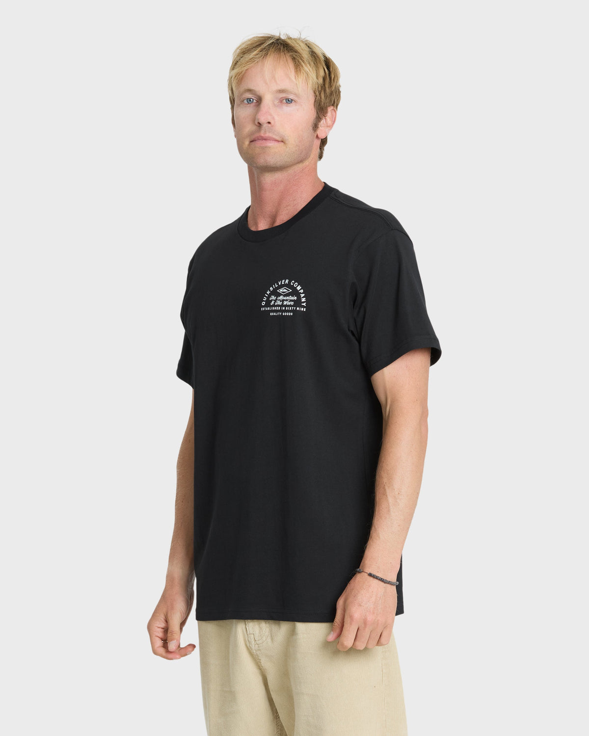 Garage Days Classic Short Sleeve Knit T-Shirt - Black