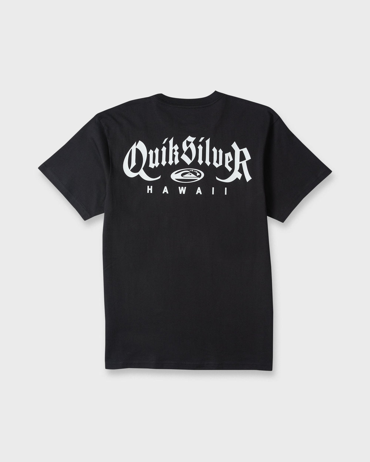 Hawaii Old English Classic Short Sleeve Knit T-Shirt - Black