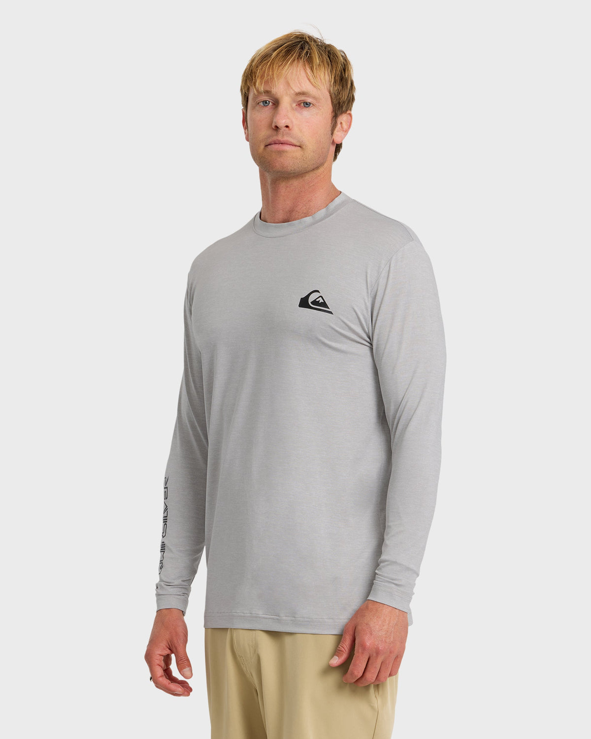 Everyday Long Sleeve Surf Tee - Light Grey Hth