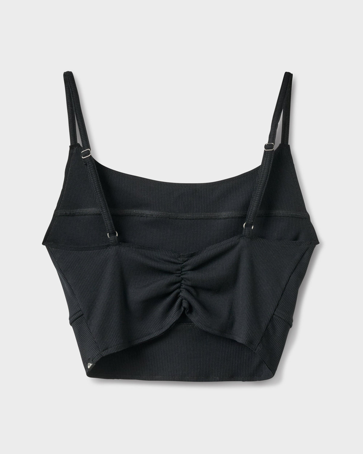 Rhea Solid Cropped Rib Tank