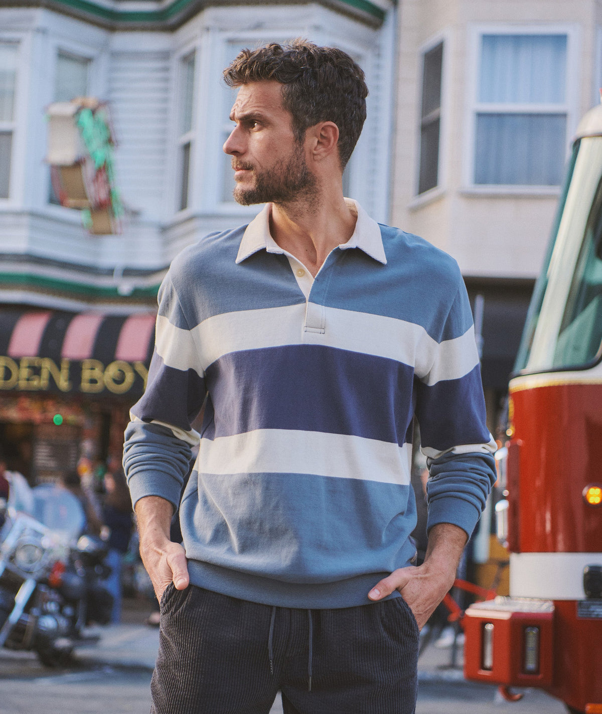 Sueded Rugby Polo