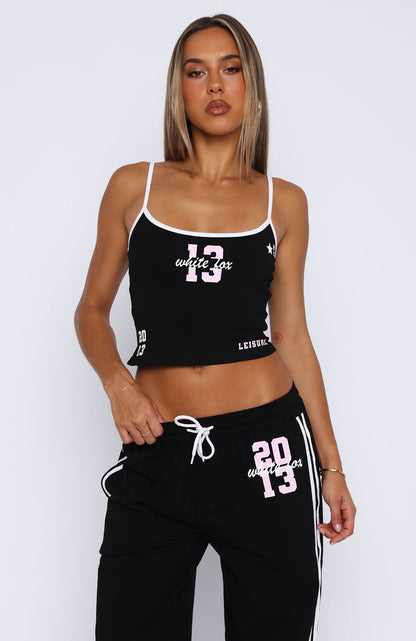 All Star Season Singlet Black