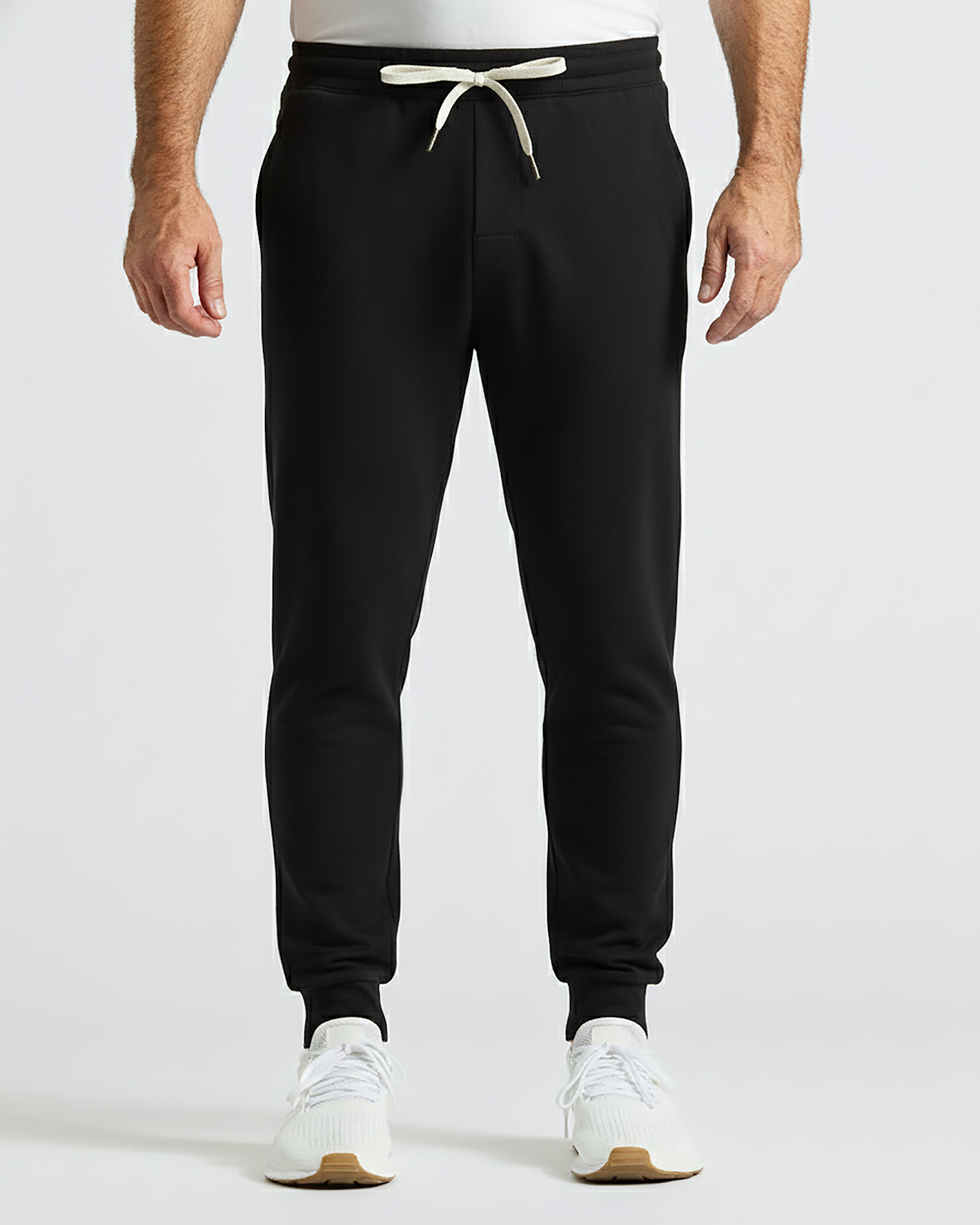 Black & Charcoal Heather Gray Active Training Joggers 2-Pack