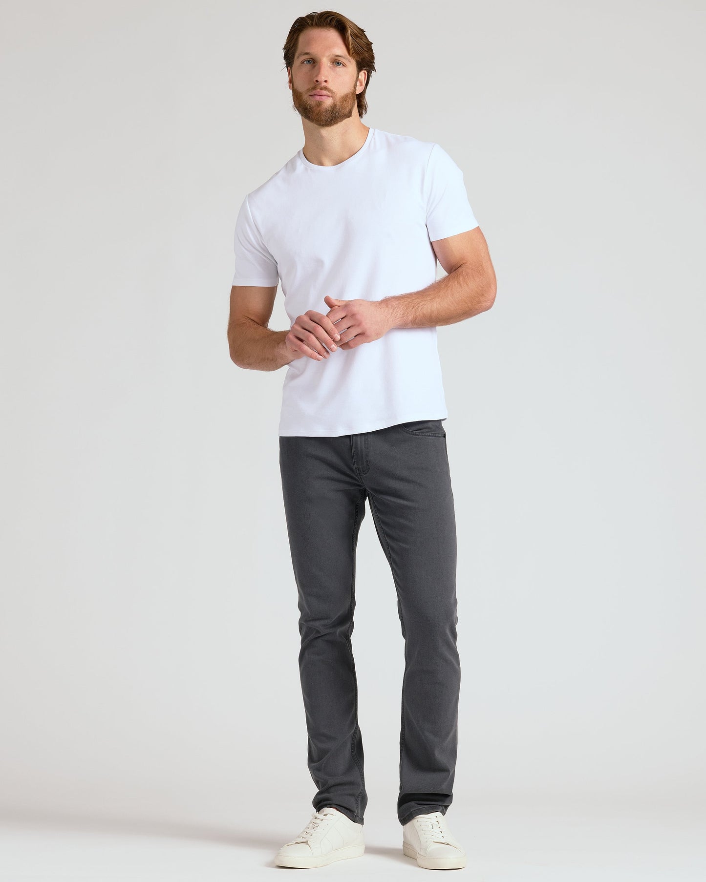 Black & Gray Wash Straight Comfort Stretch Jeans 2-Pack