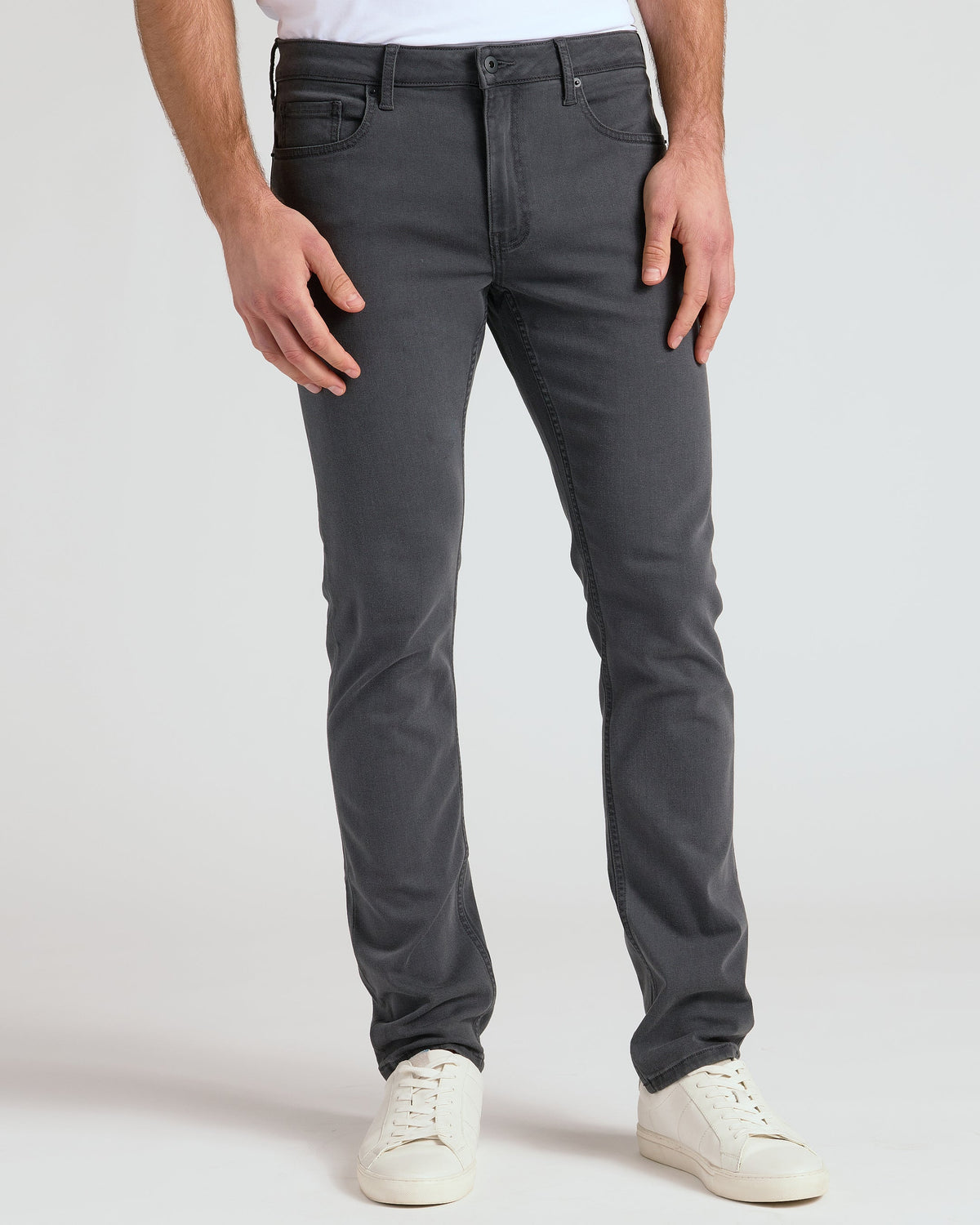 Black & Gray Wash Straight Comfort Stretch Jeans 2-Pack