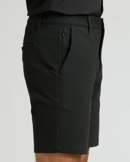 9" Black Chino Shorts 2.0