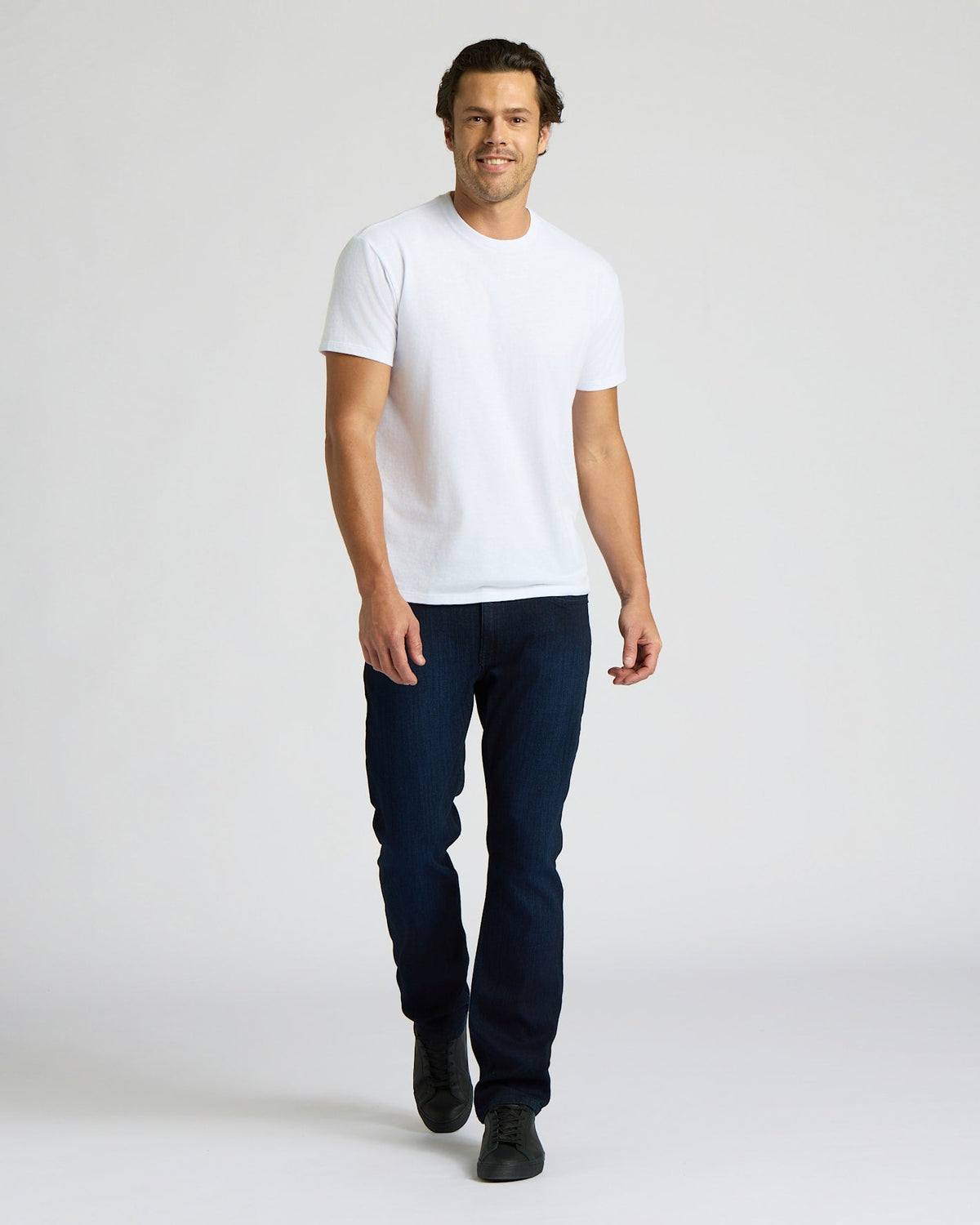 Black & White Short Classic Crew Neck 6-Pack