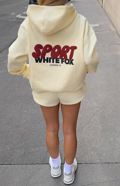 Club 14 Peyton Oversized Hoodie Lemon