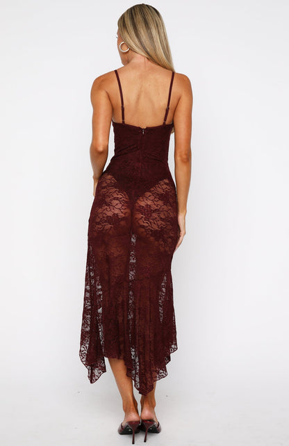 Darling Girl Midi Dress Port
