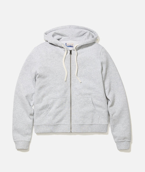 Women's Cloud 9 Fleece Full Zip Hoodie in Heather Grey